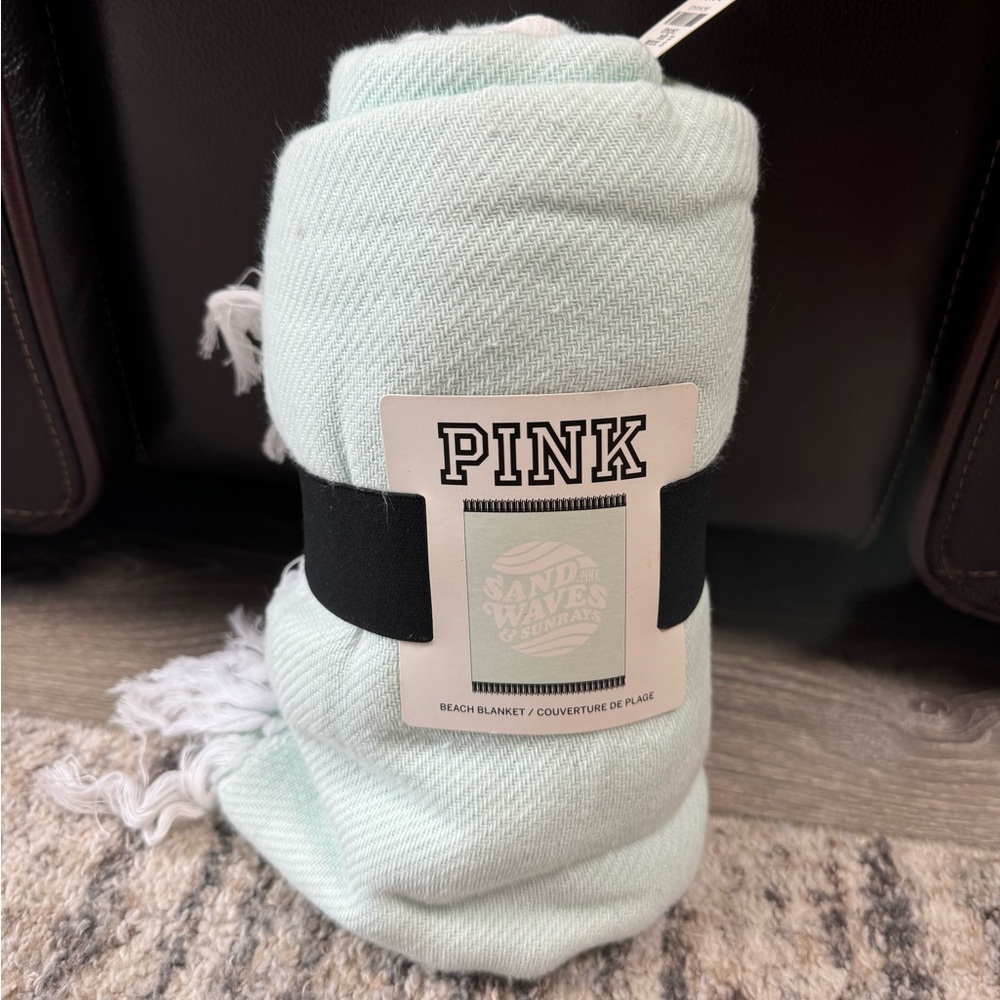 Pink beach blanket